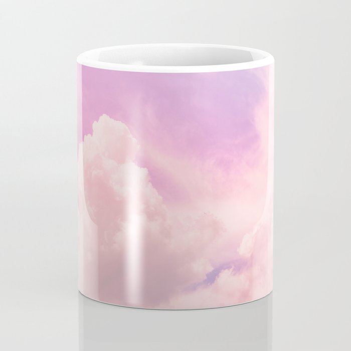 Pink And Purple Fluffy Colorful Clouds Cotton Candy Texture Coffee Mug Gallery Image 4