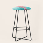 Jellyfish with Flowers Stool Gallery Image 1