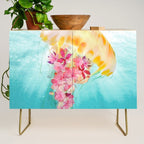 Jellyfish with Flowers Credenza Gallery Image 1