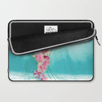 Jellyfish with Flowers Laptop Sleeve Gallery Image 2