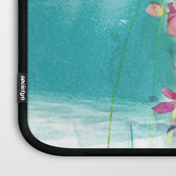 Jellyfish with Flowers Laptop Sleeve Gallery Image 3
