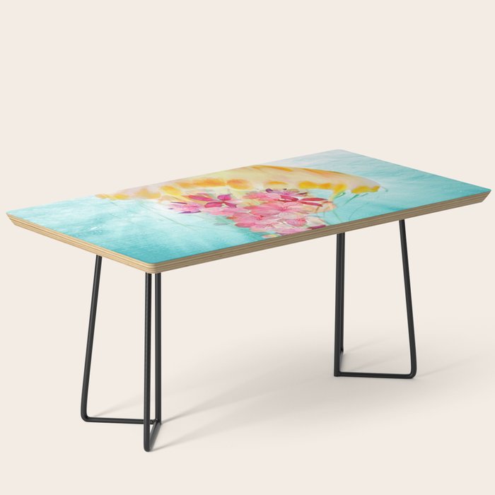 Jellyfish with Flowers Coffee Table Gallery Image 1