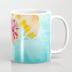 Jellyfish with Flowers Coffee Mug Gallery Image 1