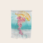 Jellyfish with Flowers Wall Hanging Gallery Image 1