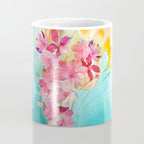 Jellyfish with Flowers Coffee Mug Gallery Image 4