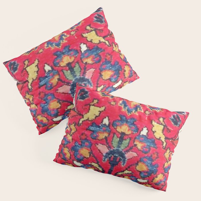 Enjilas Vintage Persian Rug Print Pillow Sham Gallery Image 1