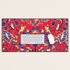 Enjilas Vintage Persian Rug Print Desk Mat Gallery Image 1