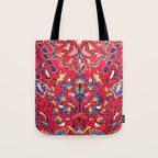 Enjilas Vintage Persian Rug Print Tote Bag Gallery Image 1