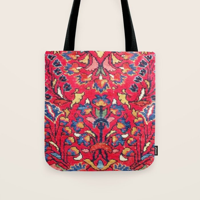 Enjilas Vintage Persian Rug Print Tote Bag Gallery Image 1