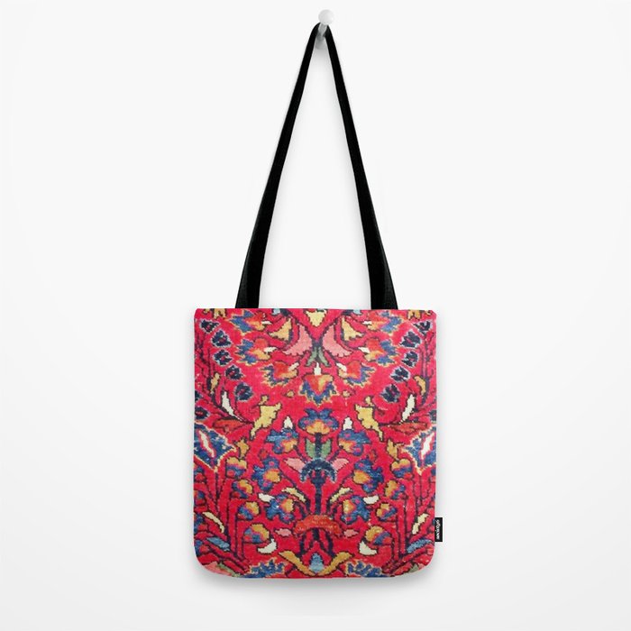 Enjilas Vintage Persian Rug Print Tote Bag Gallery Image 2