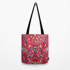 Enjilas Vintage Persian Rug Print Tote Bag Gallery Image 2