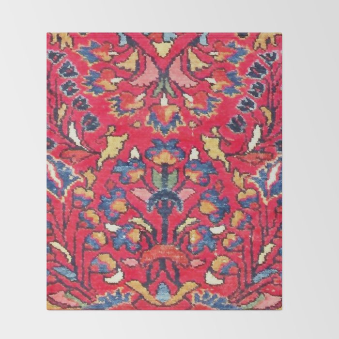 Enjilas Vintage Persian Rug Print Throw Blanket Gallery Image 2