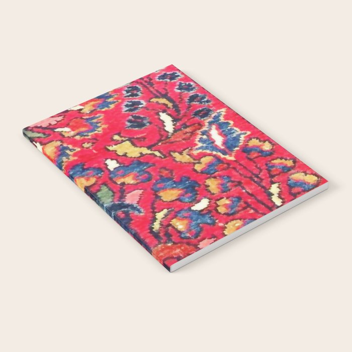 Enjilas Vintage Persian Rug Print Notebook Gallery Image 2