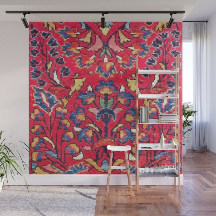 Enjilas Vintage Persian Rug Print Wall Mural Gallery Image 1