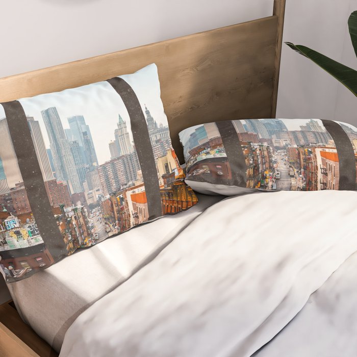 New York City Window Views Pillow Sham Gallery Image 2