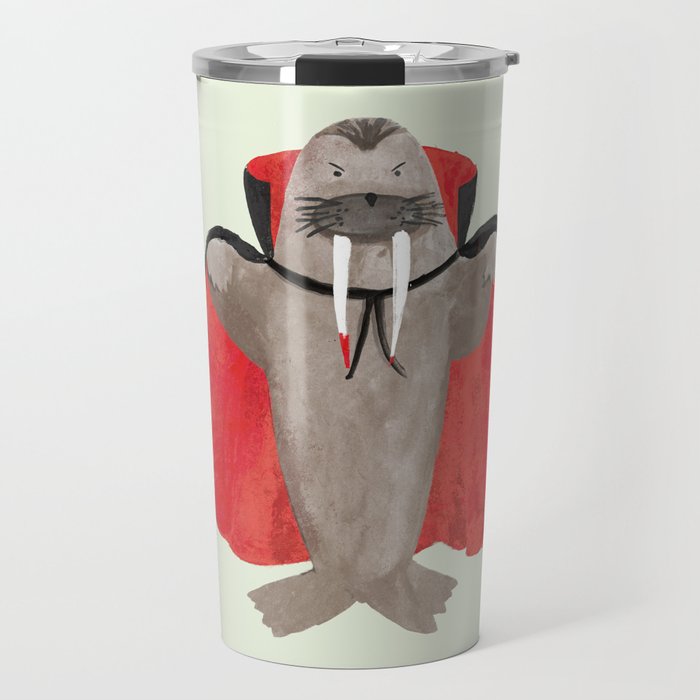 Vampire Walrus Travel Mug Gallery Image 1