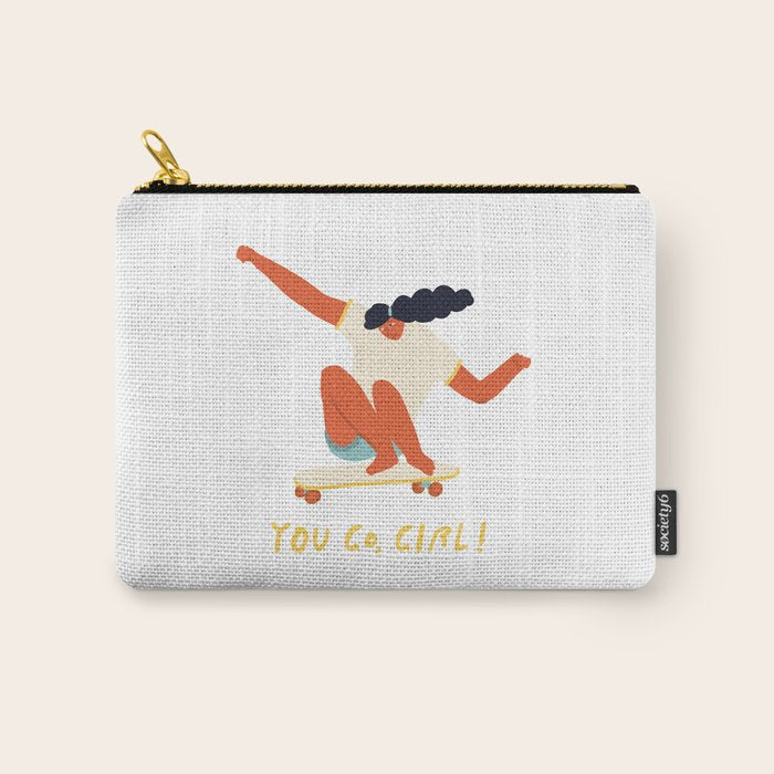 You go girl print Carry All Pouch Gallery Image 1
