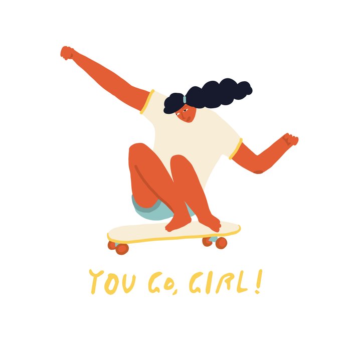You go girl print Coffee Mug Gallery Image 2