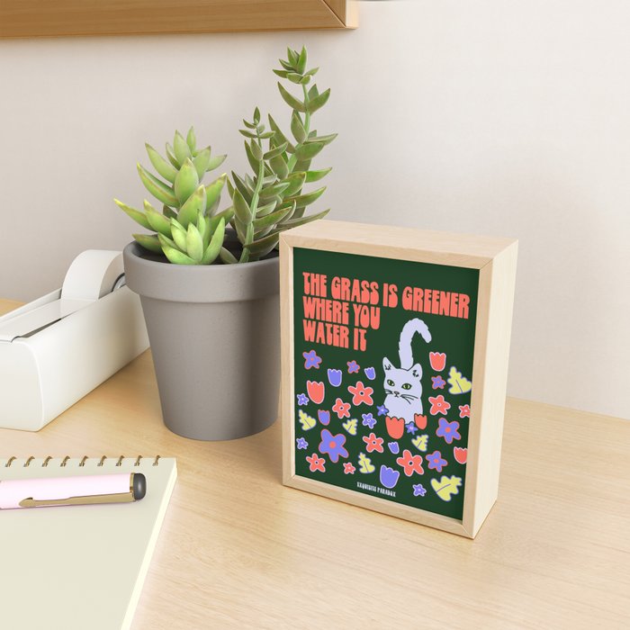 GRASS IS GREENER Mini Art Print Gallery Image 2