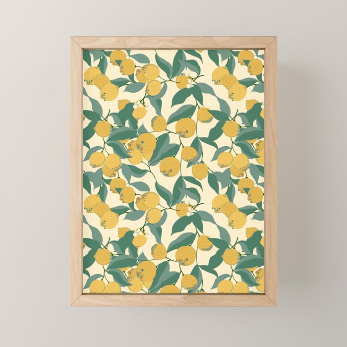 Lemon Pugs Mini Art Print Gallery Image 1