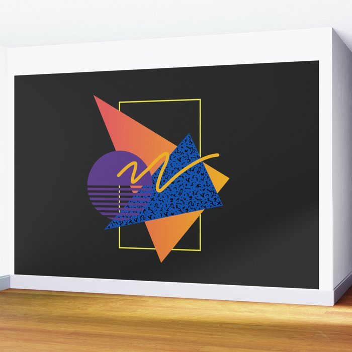 Memphis pattern 113 - 80s / 90s Retro Wall Mural Gallery Image 2