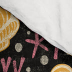 Seashell - marigold and black Comforter Gallery Image 4
