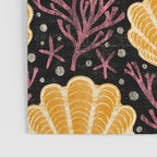 Seashell - marigold and black Poster Gallery Image 3