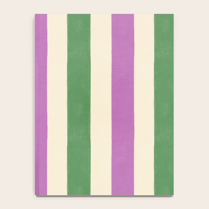 Handmade Bold Stripe Design Notebook Gallery Image 4
