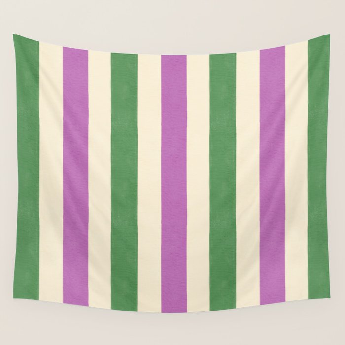 Handmade Bold Stripe Design Wall Tapestry Gallery Image 4
