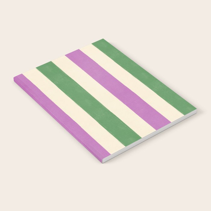 Handmade Bold Stripe Design Notebook Gallery Image 2