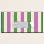 Handmade Bold Stripe Design Desk Mat Gallery Image 1