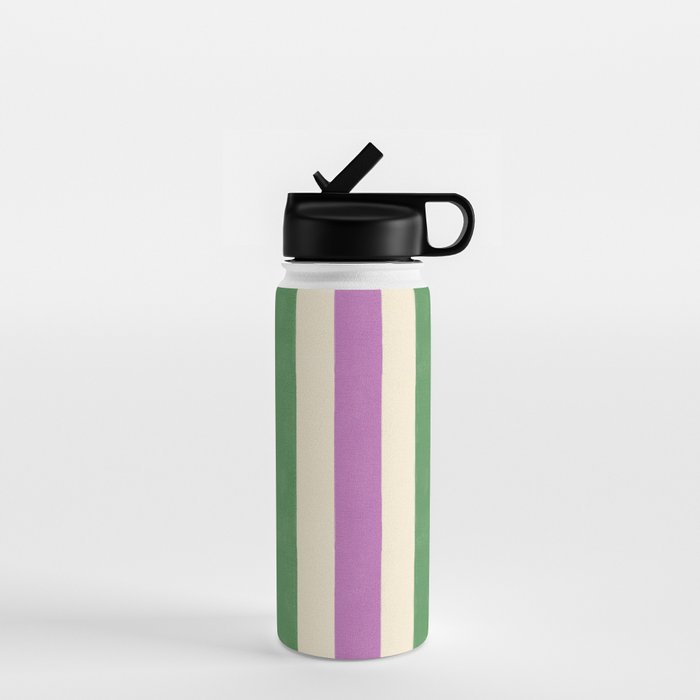 Handmade Bold Stripe Design Water Bottle Gallery Image 1
