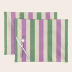 Handmade Bold Stripe Design Placemat Gallery Image 1