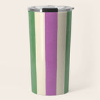 Handmade Bold Stripe Design Travel Mug Gallery Image 1