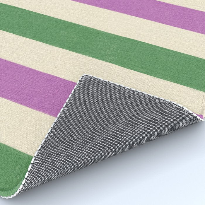 Handmade Bold Stripe Design Rug Gallery Image 4