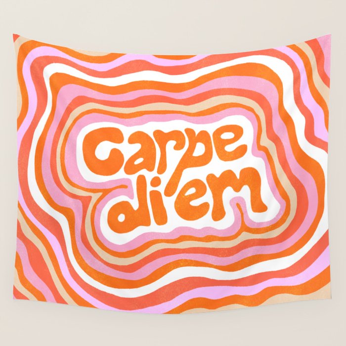 carpe diem Wall Tapestry Gallery Image 4