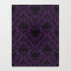 Aubergine and Black Damask Notebook Gallery Image 4
