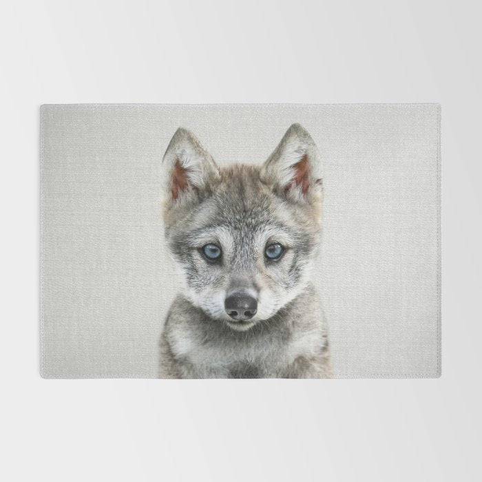 Baby Wolf - Colorful Rug Gallery Image 2