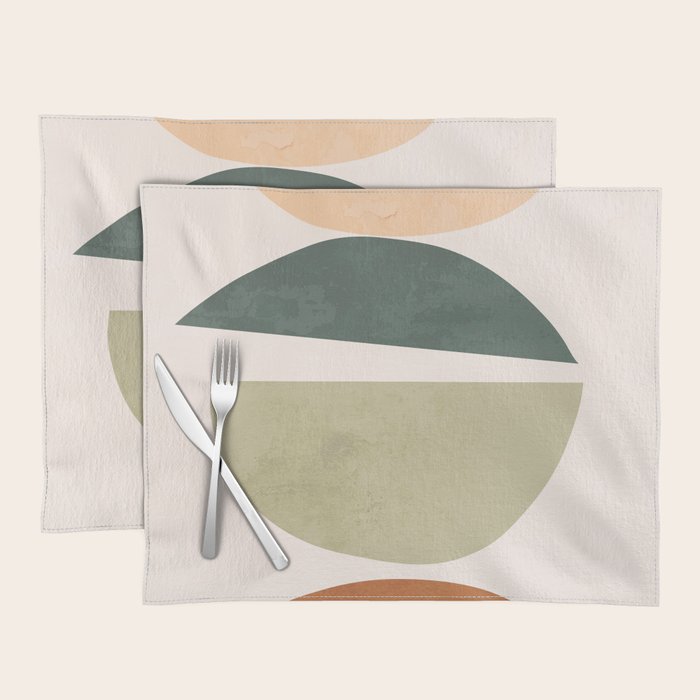 Minimal Abstract Shapes 15 Placemat Gallery Image 1