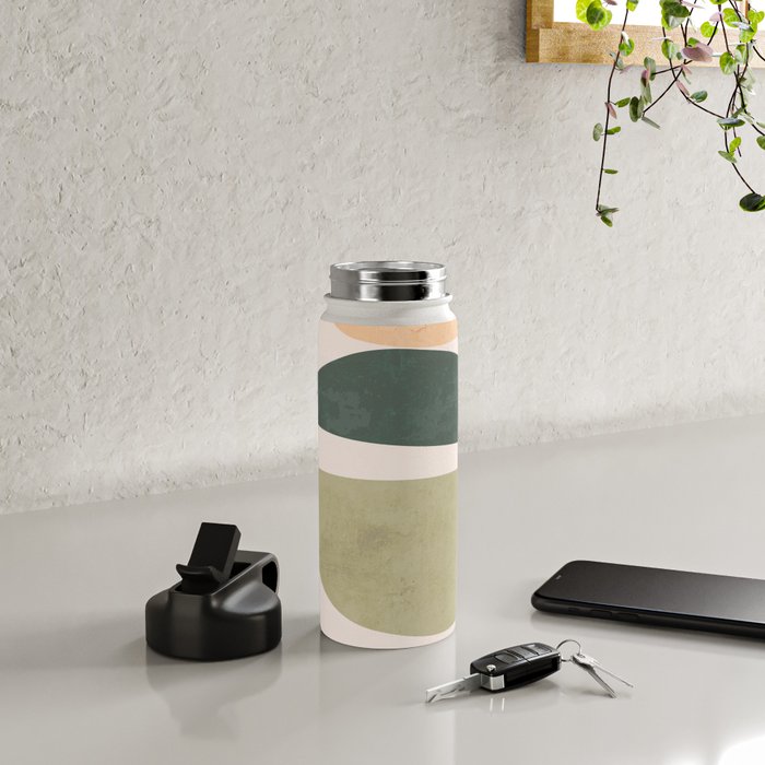 Minimal Abstract Shapes 15 Water Bottle Gallery Image 4