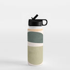 Minimal Abstract Shapes 15 Water Bottle Gallery Image 1