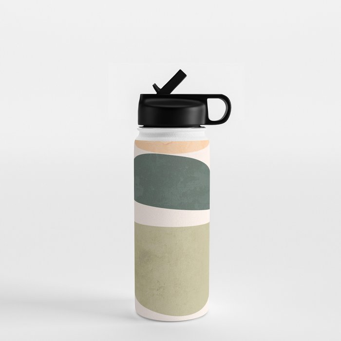 Minimal Abstract Shapes 15 Water Bottle Gallery Image 1