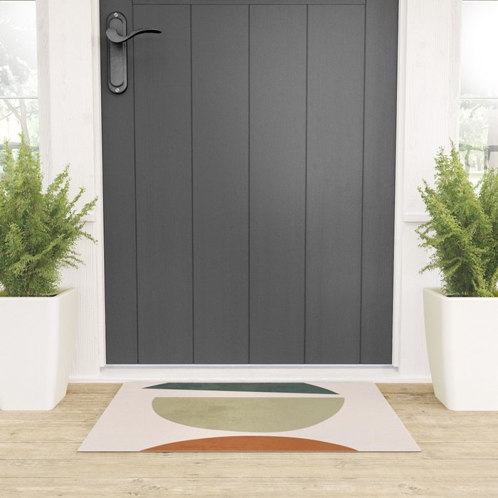 Minimal Abstract Shapes 15 Welcome Mat Gallery Image 3