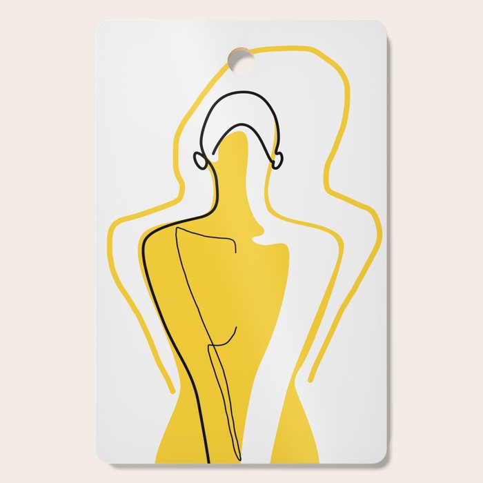 Sun Kissed Shy Girl Cutting Board Gallery Image 1