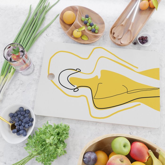 Sun Kissed Shy Girl Cutting Board Gallery Image 2