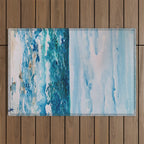 Cabo Beach Mexico Watercolor #1 Outdoor Rug Gallery Image 1