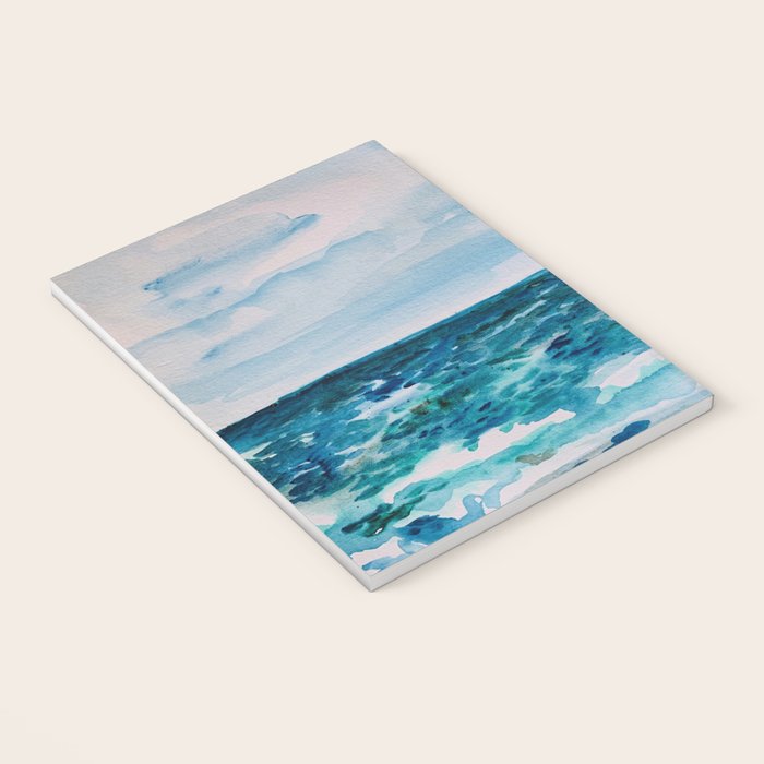Cabo Beach Mexico Watercolor #1 Notebook Gallery Image 3