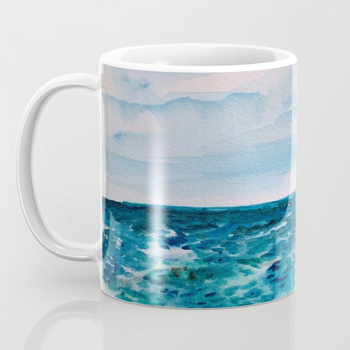 Cabo Beach Mexico Watercolor #1 Coffee Mug Gallery Image 3