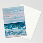 Cabo Beach Mexico Watercolor #1 Stationery Card Gallery Image 2