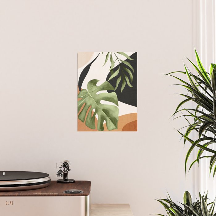 Abstract Art Tropical Leaves 23 Poster Gallery Image 2